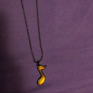 Music Note Mood Necklace